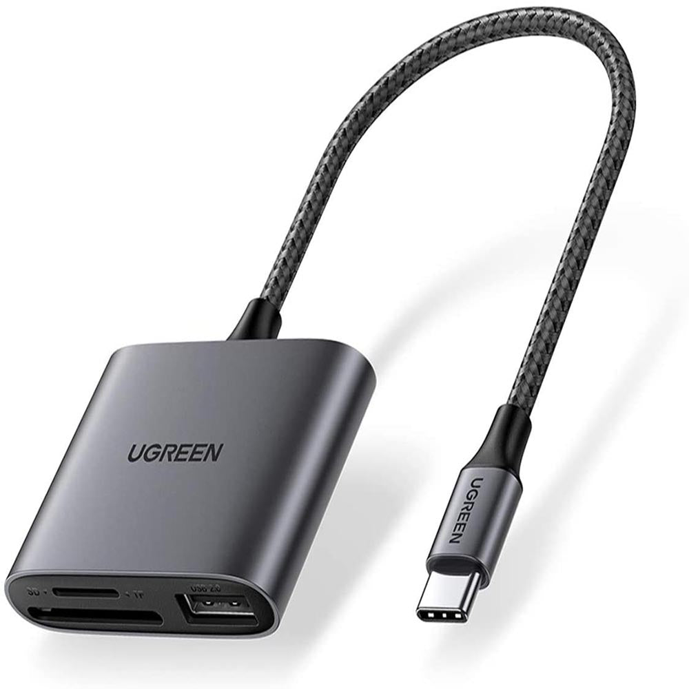 UGreen 3-in-1 USB C to SD/Micro SD Card Reader  - 80798 UGreen 3-in-1 USB C to SD/Micro SD Card Reader  - 80798